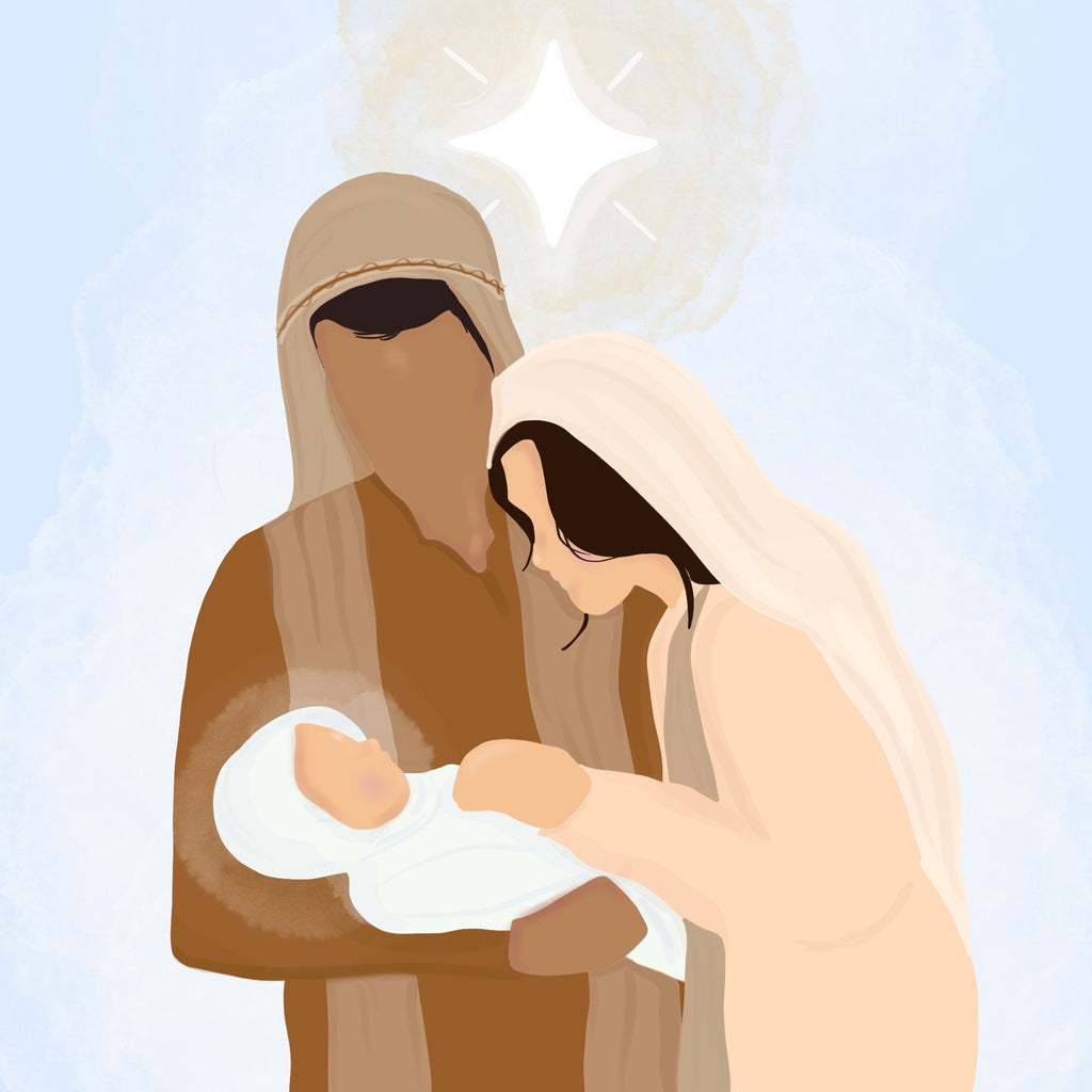 2" by 2" Nativity Scene Magnets